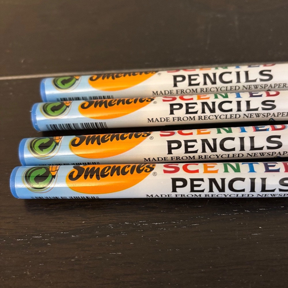 Smencils Gourmet Scented Pencils | 4 | Cherry Grape Orange Pineapple | NEW